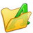 Folder yellow font1 Icon